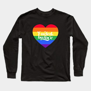Fueled by Love Rainbow Heart Long Sleeve T-Shirt